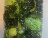 さっぱり箸休め。きゅうりとわかめの酢物作り方4写真