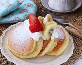 材料3つ！まるでスフレパンケーキ！？作り方5写真