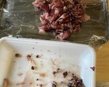 ホタルイカと春キャベツのガーリックパスタ作り方1写真