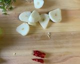 ホタルイカと春キャベツのガーリックパスタ作り方3写真