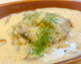 簡単おうちで松屋ホワイトソースハンバーグ作り方7写真