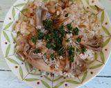 圧力鍋で舞茸と大豆の炊き込みご飯作り方3写真