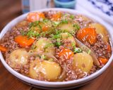 とろとろホクホク♪そぼろあんかけ肉じゃが作り方6写真