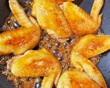 フライパンで鶏手羽先の照り焼き作り方2写真