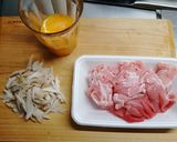 柳川丼(豚肉)作り方1写真