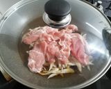 柳川丼(豚肉)作り方4写真