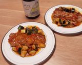 ワインに合う♪夏野菜ソースのポークソテー作り方10写真