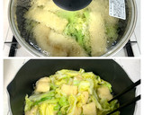 ＊簡単あと一品＊キャベツと油揚の白だし煮作り方4写真