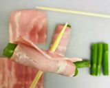 アスパラベーコン串作り方2写真