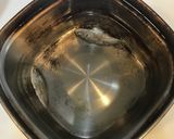 キムチと豆腐の味噌汁作り方1写真