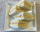 玉子焼きと卵マヨ♪Wたまごサンドイッチ作り方12写真