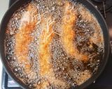 贅沢エビフライを卵でとじる絶品鎌倉丼作り方3写真