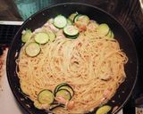 ツナとズッキーニのガーリックオイルパスタ作り方4写真