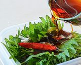 青じそ（大葉）のにんにくしょうゆ漬け♪作り方2写真