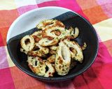 ピリっな辛味がたまらない！ちくわマヨ炒め作り方8写真