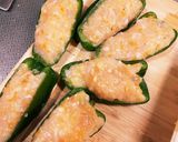 ピーマンの肉詰め~鶏挽ver.~作り方2写真