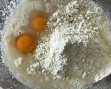 簡単！小麦粉で基本のキャベツお好み焼き作り方1写真