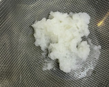 おろし冷しうどん　梅トマチキンを乗せて作り方2写真
