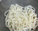 おろし冷しうどん　梅トマチキンを乗せて作り方5写真