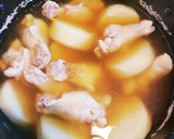 とり手羽と大根のさっぱりポン酢仕立て煮作り方4写真