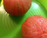 夏！フローズントマトとチーズの前菜作り方5写真