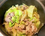 豚こまとキャベツの旨煮♩作り方3写真