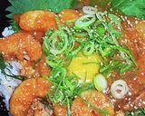 赤エビお刺身de超簡単!絶品ユッケ丼作り方4写真
