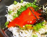 しらす丼の漬け卵黄のせ作り方6写真
