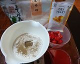 シンプルな蒸しパン(イチゴ味)作り方2写真