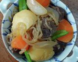 牛すね肉（カレー用角切り肉）で肉じゃが作り方6写真