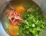 茹でてふわふわ桜海老たまご作り方1写真