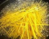 ツナ缶と椎茸の和風パスタ作り方3写真