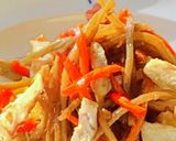 絶品！鶏きんぴら丼♡レンチン簡単作り方17写真