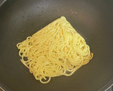 梅肉でさっぱり・エビとレタスの焼きそば作り方4写真
