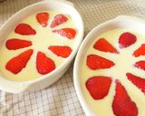 順番に混ぜるだけ！いちごのクラフティ作り方4写真