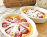 順番に混ぜるだけ！いちごのクラフティ作り方5写真