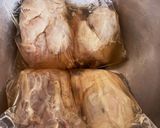 低温調理で基本茹で豚すね肉 仕込み冷凍作り方7写真