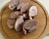 低温調理で基本茹で豚すね肉 仕込み冷凍作り方9写真