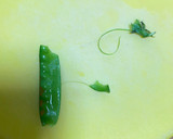 絹さや（さやえんどう）のスジ取り〜下茹で作り方2写真