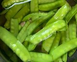 絹さや（さやえんどう）のスジ取り〜下茹で作り方5写真