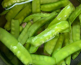 絹さや（さやえんどう）のスジ取り〜下茹で作り方5写真