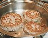 ふっくら豆腐ハンバーグきのこあんかけ作り方4写真