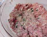 大葉入り、豚挽肉のハンバーグ。作り方5写真