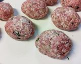 大葉入り、豚挽肉のハンバーグ。作り方6写真