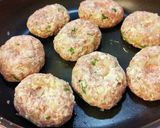 大葉入り、豚挽肉のハンバーグ。作り方7写真