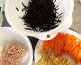 ひじきと鶏胸ひき肉の煮物♡作り方1写真