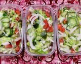 6品目で賑やか♫野菜と海藻のマリネ作り方2写真