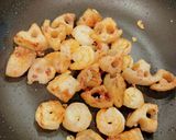エビとレンコンのニンニク炒め作り方6写真