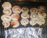 明太&梅肉ロールの焼き鳥作り方8写真