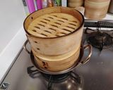 蒸籠蒸し☆台湾カステラ風ホットケーキ作り方8写真